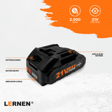 Batería Lernen 21v 2.000 Mah