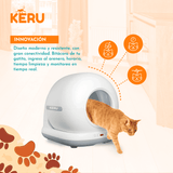 Arenero Inteligente Automático Para Gatos Con App Y Conexión Wifi Keru