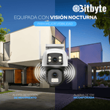 Cámara de seguridad Solar Wifi Exterior Impermeable 6MP 360° Full HD
