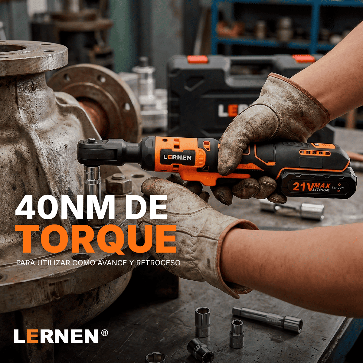 Llave Chicharra eléctrica Inalámbrica + 2 baterías + 6 dados