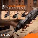 Herramienta Multipropósito Kit Minitorno Tipo Dremel 135w 211 Piezas