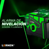 Nivel Laser Profesional 12 Líneas LERNEN + Maletín + Trípode Lernen