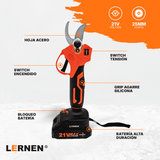 Tijera podadora Inalámbrica Lernen Lernen