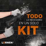 Taladro Percutor Eléctrico 13mm LERNEN + Accesorios