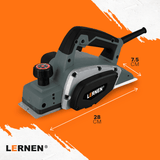 Cepillo Eléctrico Carpintería LERNEN - 220 V - 800 W - 82mm Lernen