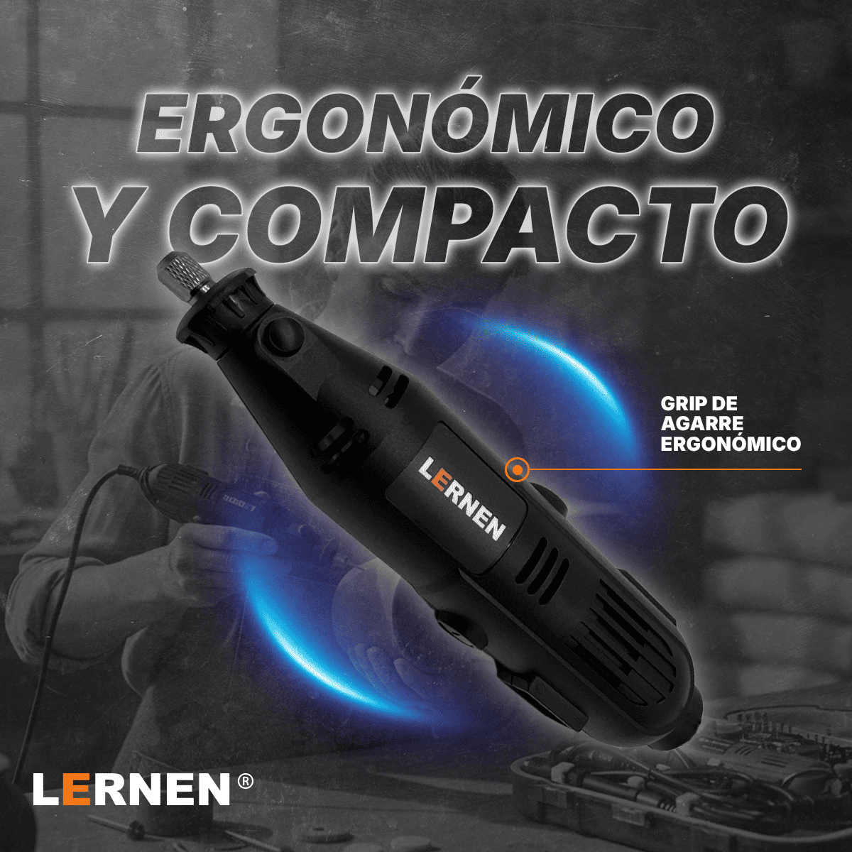Herramienta Multipropósito Kit Minitorno Tipo Dremel 135w 211 Piezas Lernen