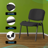 Silla de Visita ISO Modelo: 5SESPERAEC - Pack 5 unidades Homen