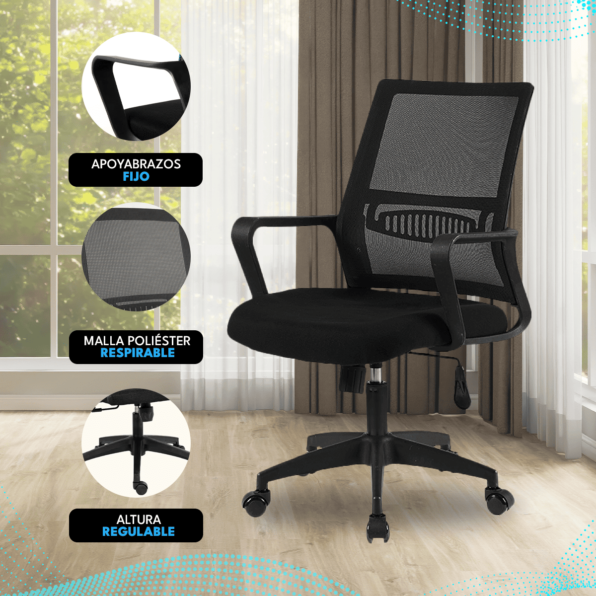 Silla De Oficina Modelo: MESH Homen