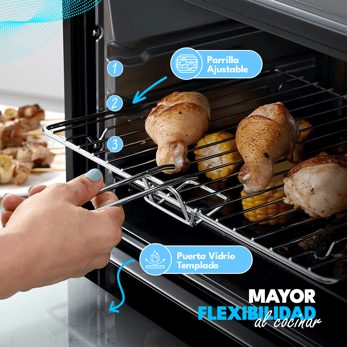 Horno Eléctrico Homen 23 Lt 1.400 W