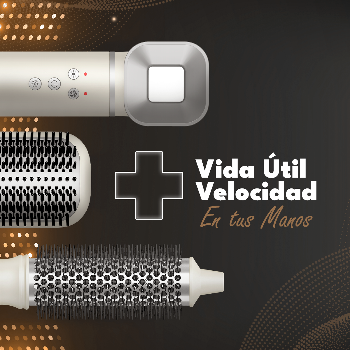 Secador De Pelo 5 En 1 Multifunción Homen PRO - Tecnología Iones