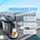 Dispensador de Cerveza 5L Homen con Sistema de Refrigeración