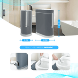 Basurero Automático Papelera Inteligente Sensor 8 Lts - GRIS