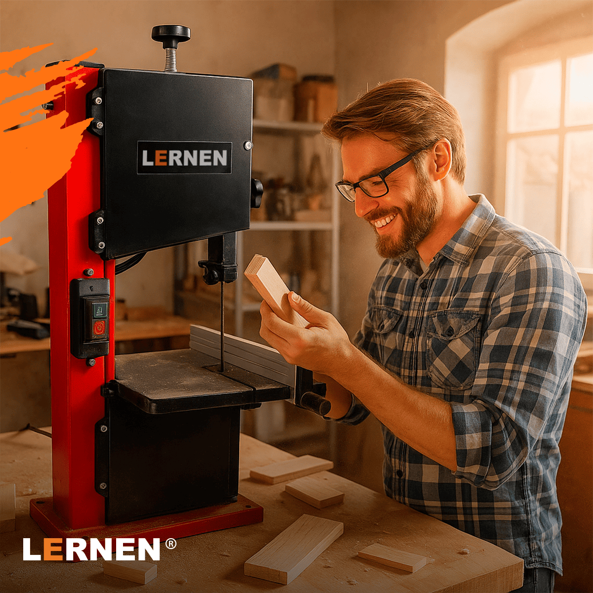 Sierra de Cinta Vertical 350W Lernen Lernen