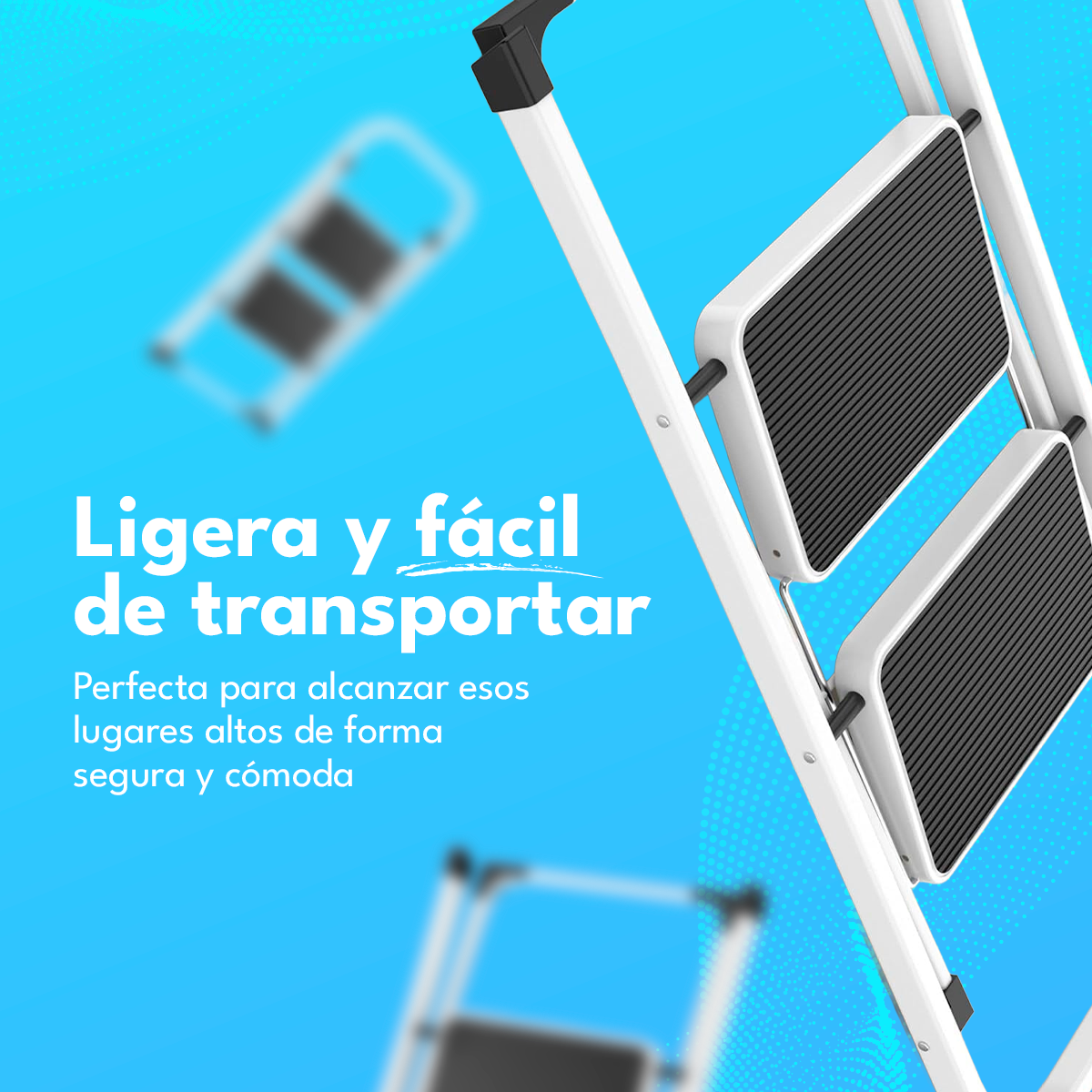 Escalera de aluminio tijera Homen