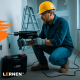 Taladro Percutor Eléctrico 13mm LERNEN + Accesorios