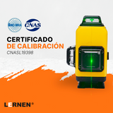 Nivel Laser Profesional 16 Líneas LERNEN + Maletín + Trípode