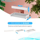 Tendedero Colgador De Ropa Retráctil