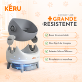 Arenero Inteligente Automático KERU ABIERTO para Gatos con App WiFi XXL 76 Lt