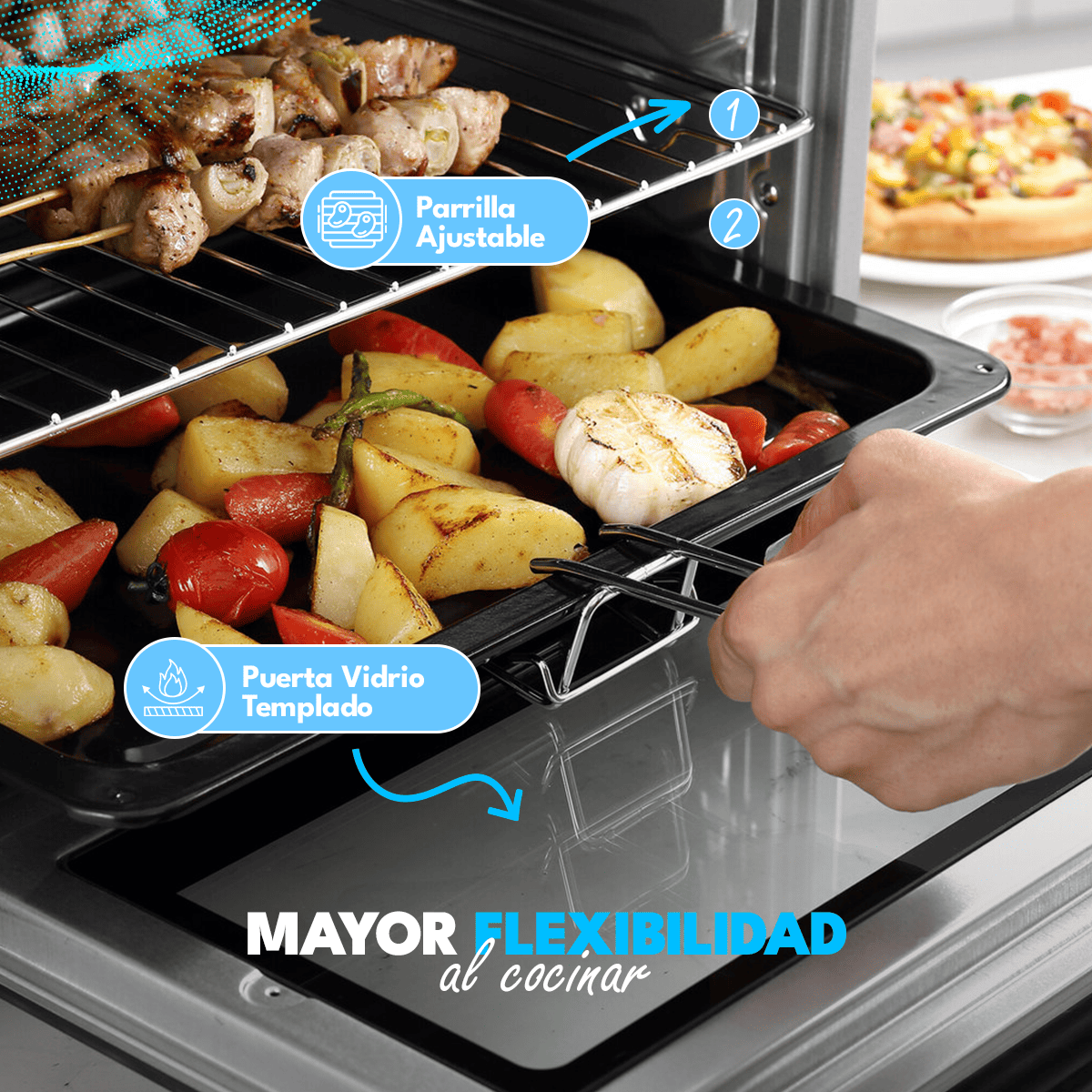 Horno Eléctrico Homen 9.7 Lt 750 W