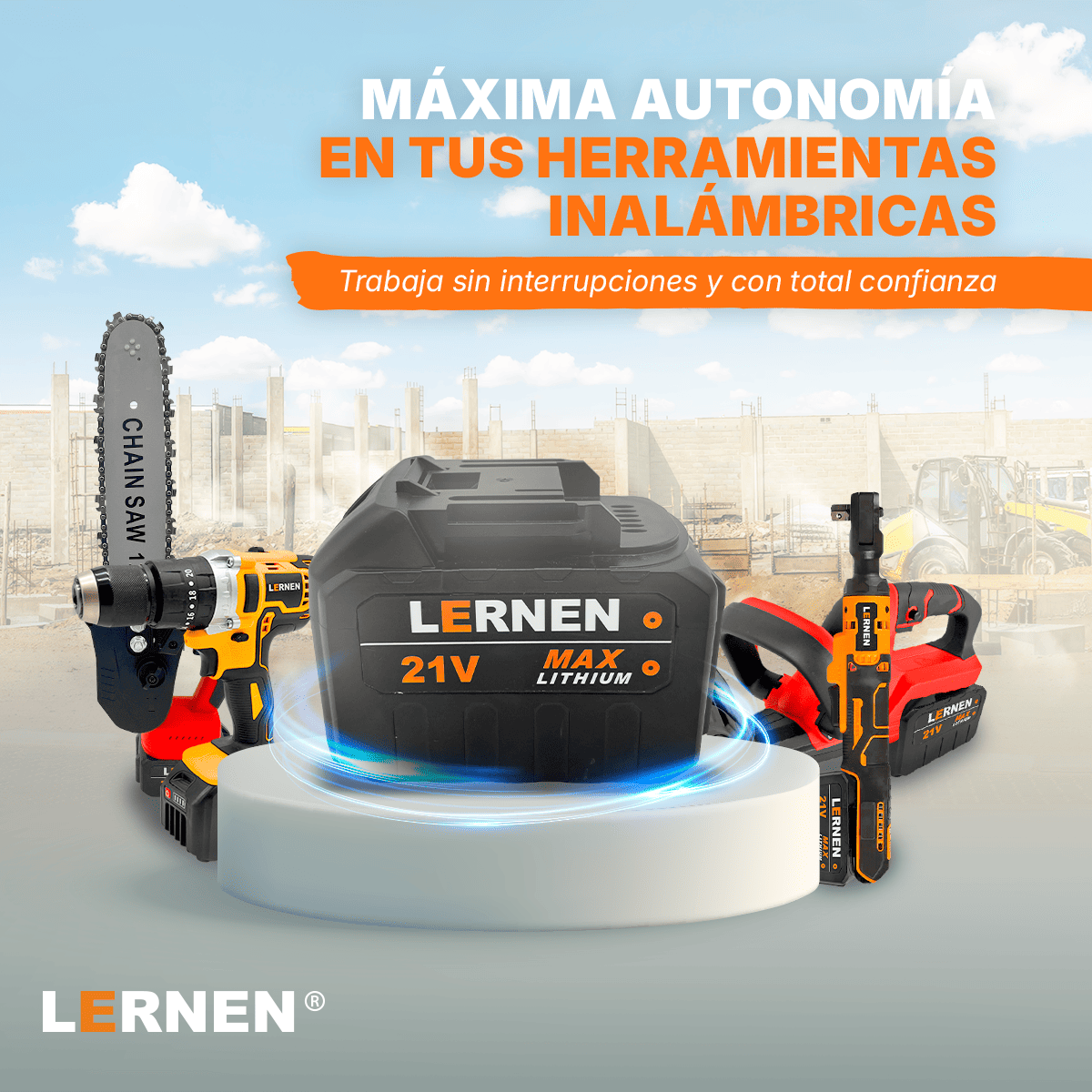 Batería Lernen 21v 6.000 Mah