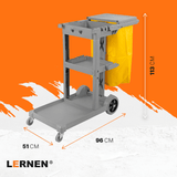 Carro De Aseo Porta Útiles, Con Tapa Incluye 2 Bolsas Lernen