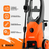 Hidrolavadora 1600w con Espumador y Ruedas LERNEN - HIDRO-1600 Lernen
