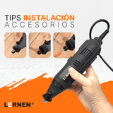 Herramienta Multipropósito Kit Minitorno Tipo Dremel 135w 211 Piezas Lernen