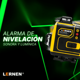 Nivel Laser Profesional 16 Líneas LERNEN + Maletín + Trípode Lernen