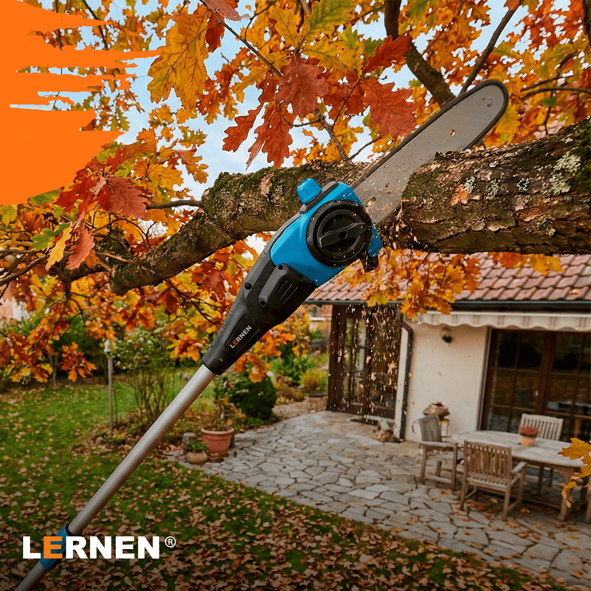 Motosierra Telescópica Inalámbrica Brushless Lernen