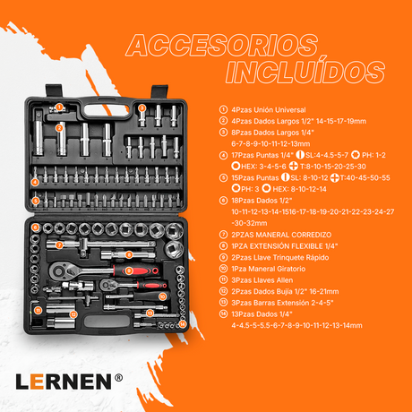 Juego de dados 108 piezas Lernen Lernen