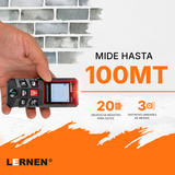 Medidor De Distancia Laser Digital 100m LERNEN