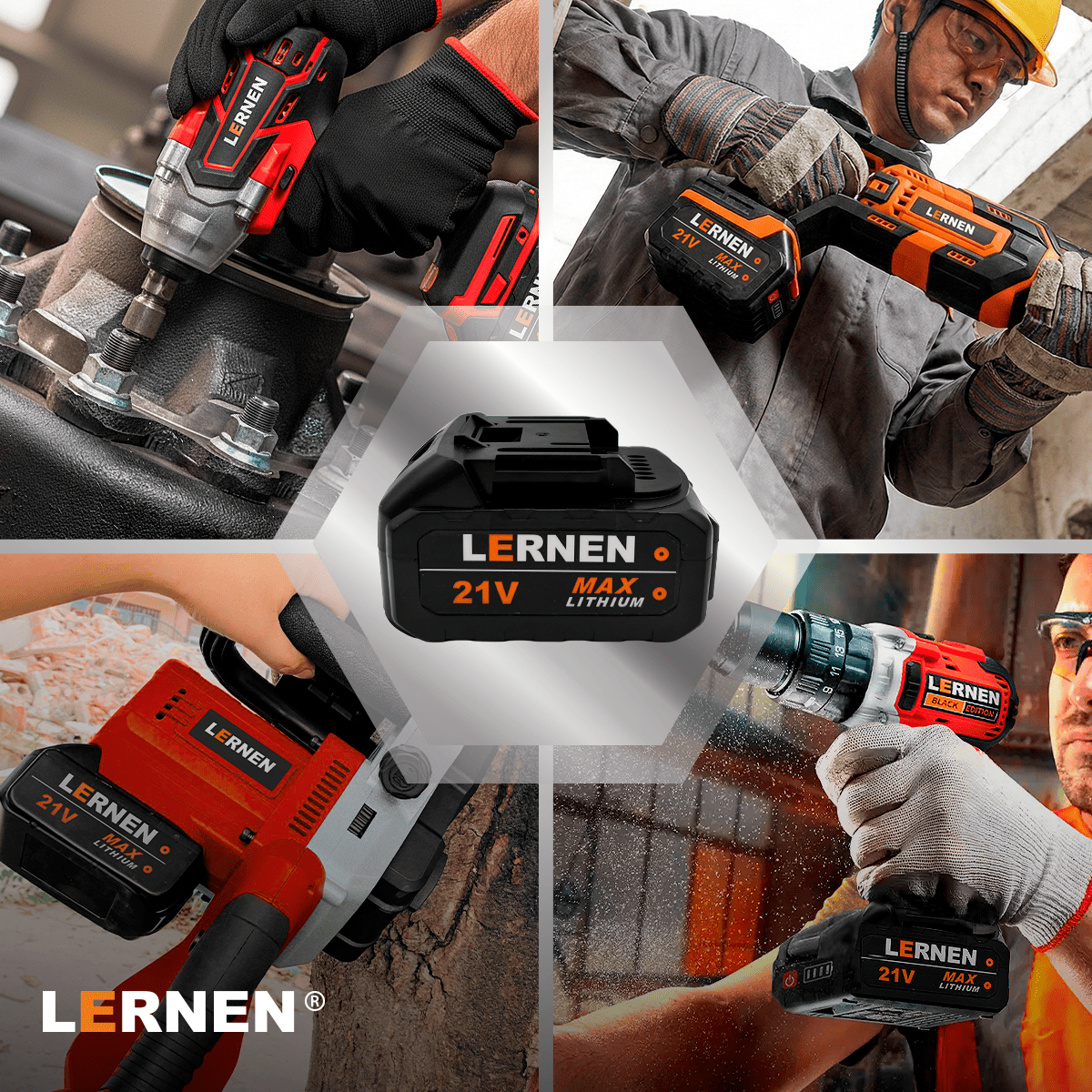 Batería Lernen 21v 4.000 Mah