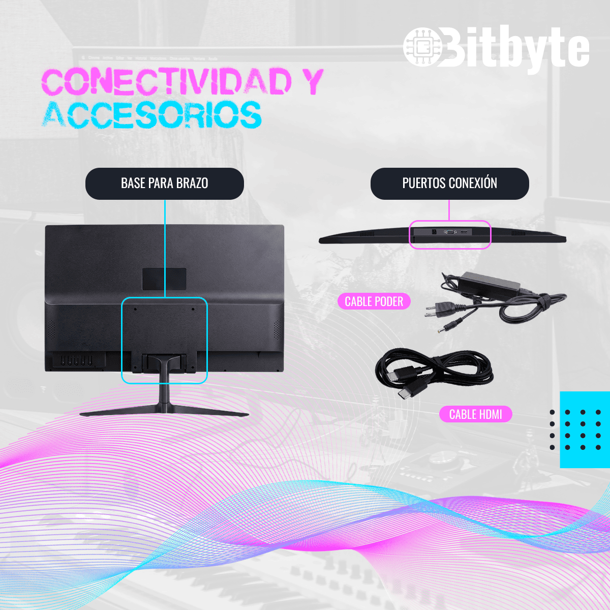 Monitor Bitbyte 24″ Full HD (1920×1080)