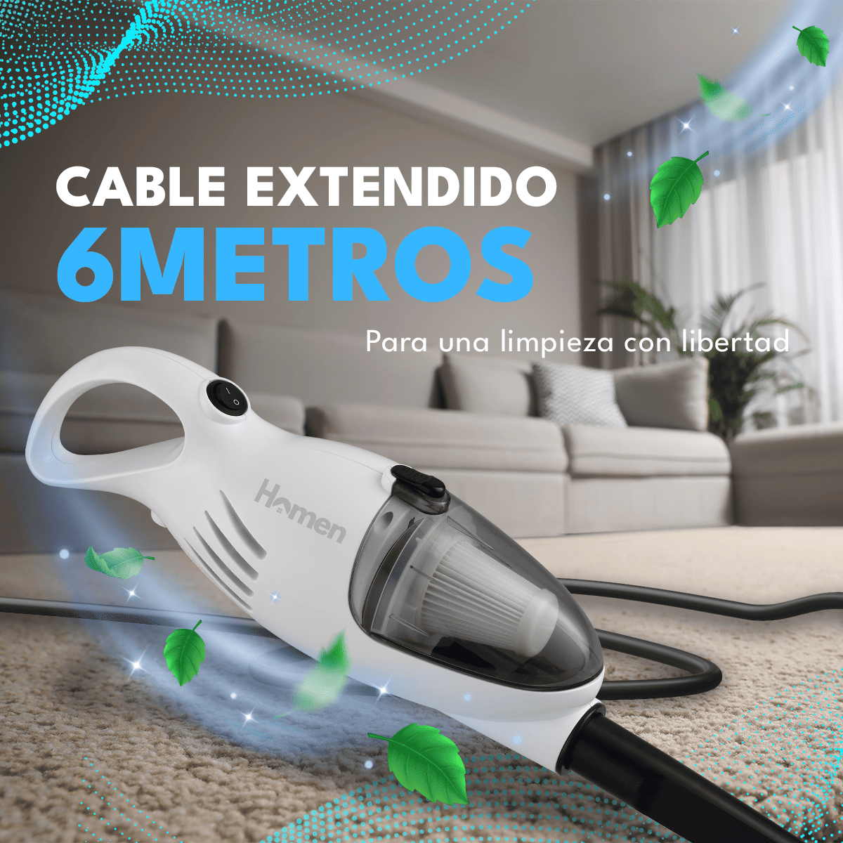 Aspiradora con Cable LERNEN 700W Lernen