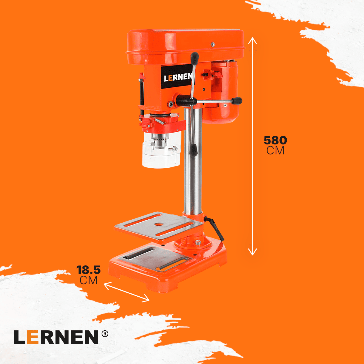 Taladro de Pedestal - Banco 13 mm 350 W Lernen Lernen