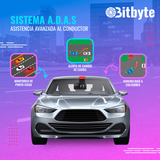 Cámara para Auto Doble Dash Cam Bitbyte 4k Retroceso + App Bitbyte