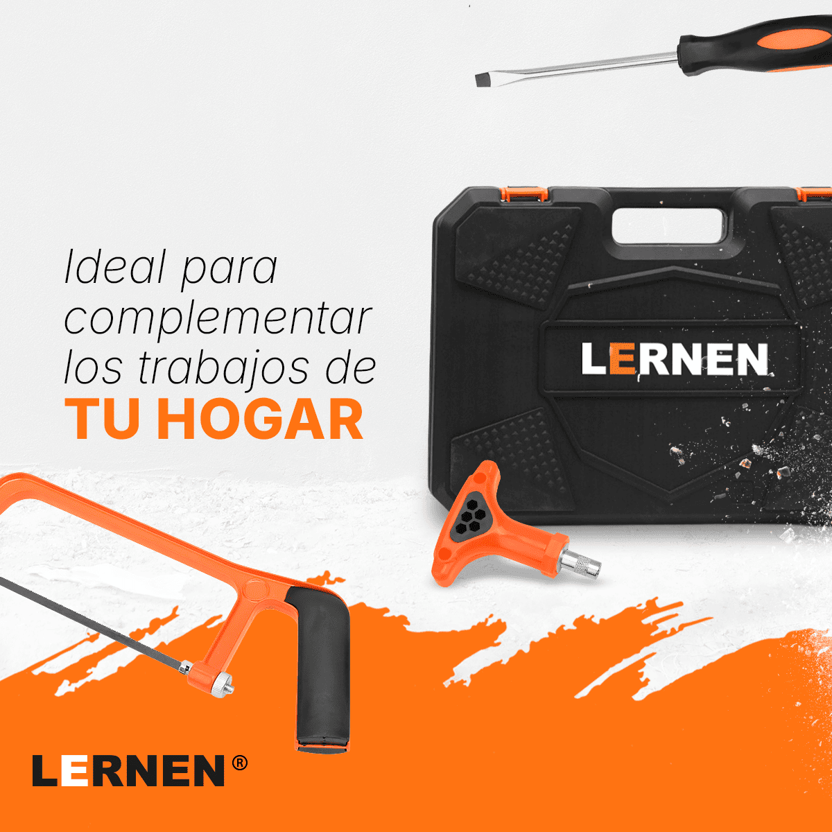 Set Herramientas Manuales LERNEN 150 Piezas Lernen