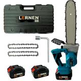 Motosierra Podadora Inalámbrica 12” LERNEN + 2 Baterías + Maletín