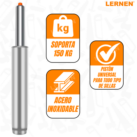 Pistón Universal Gris 140mm