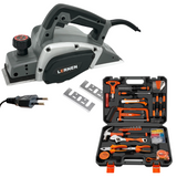 Pack Cepillo Eléctrico Carpintería + Set De 150 Herramientas