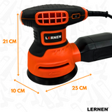 Lijadora Roto Orbital PRO LERNEN 350 W + 15 Lijas