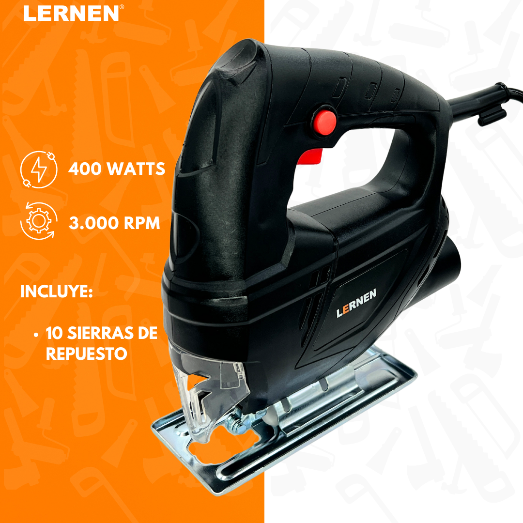 Pack Sierra Caladora 3000 Rpm + Set De 150 Herramientas