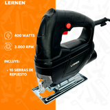 Pack Sierra Caladora 3000 Rpm + Set De 150 Herramientas