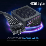 Fuente De Poder 700W Modular 80 Plus Bronze ATX Bitbyte