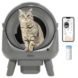 Arenero Inteligente Automático KERU EC Para Gatos Con App Y Conexión Wifi Keru