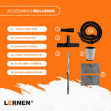 Aspiradora LERNEN Multifunción Metálica Polvo Agua 30 Litros 1500w Lernen