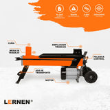 Astilladora Partidora Partidor Trozador De Leña Lernen 1.500W - 5TON Lernen