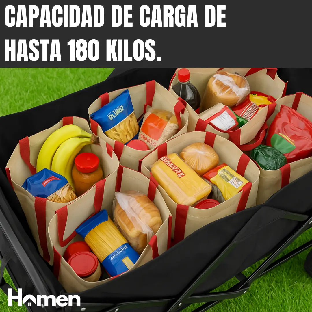 Carro de Compras y Camping Plegable Homen