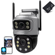 Cámara de seguridad Wifi Exterior Impermeable 3MP + SD 64 GB