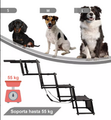 Escalera Para Perros Y Mascotas De 4 Peldaños Resistente
